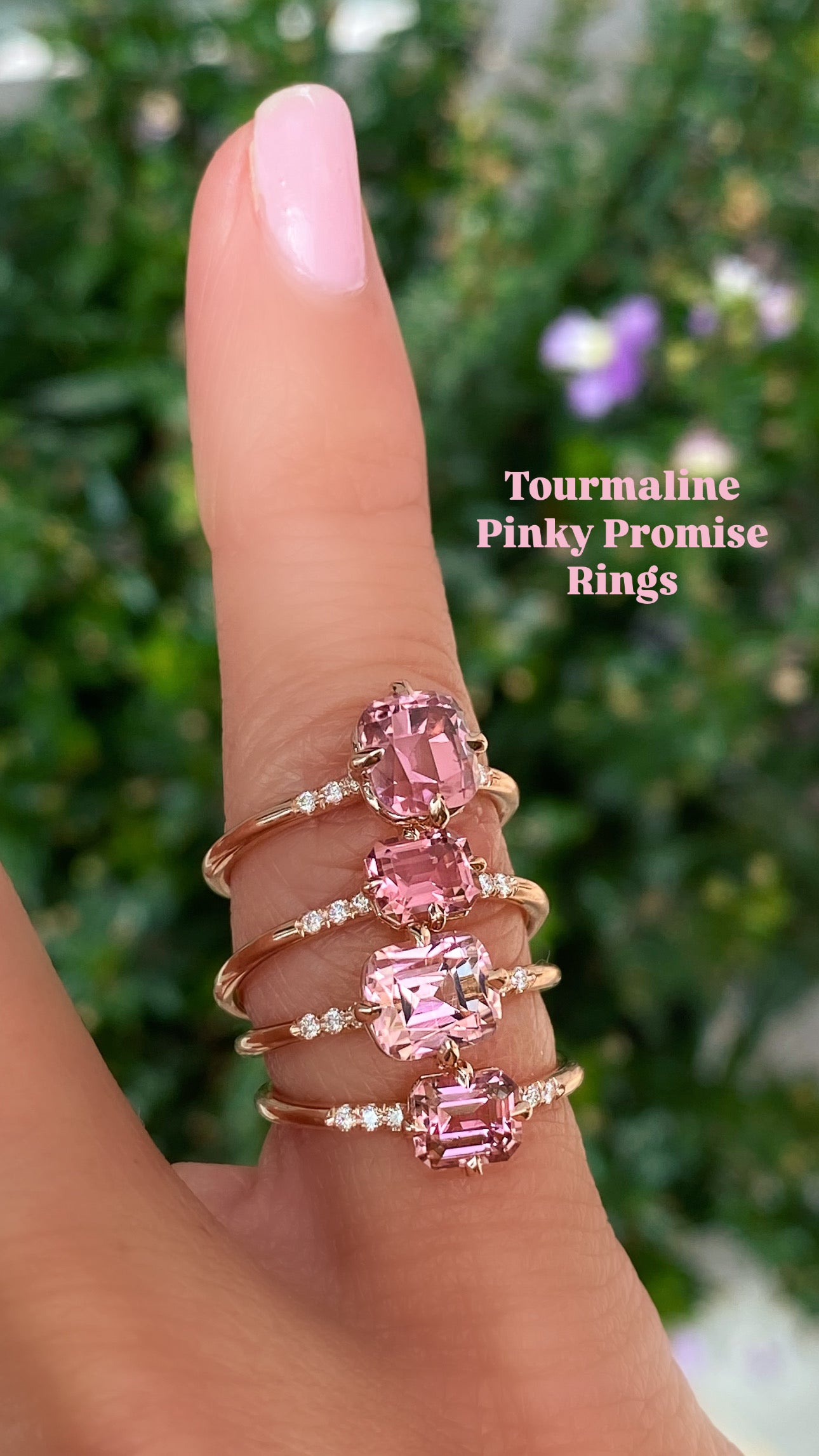Tourmaline Pinky Ring