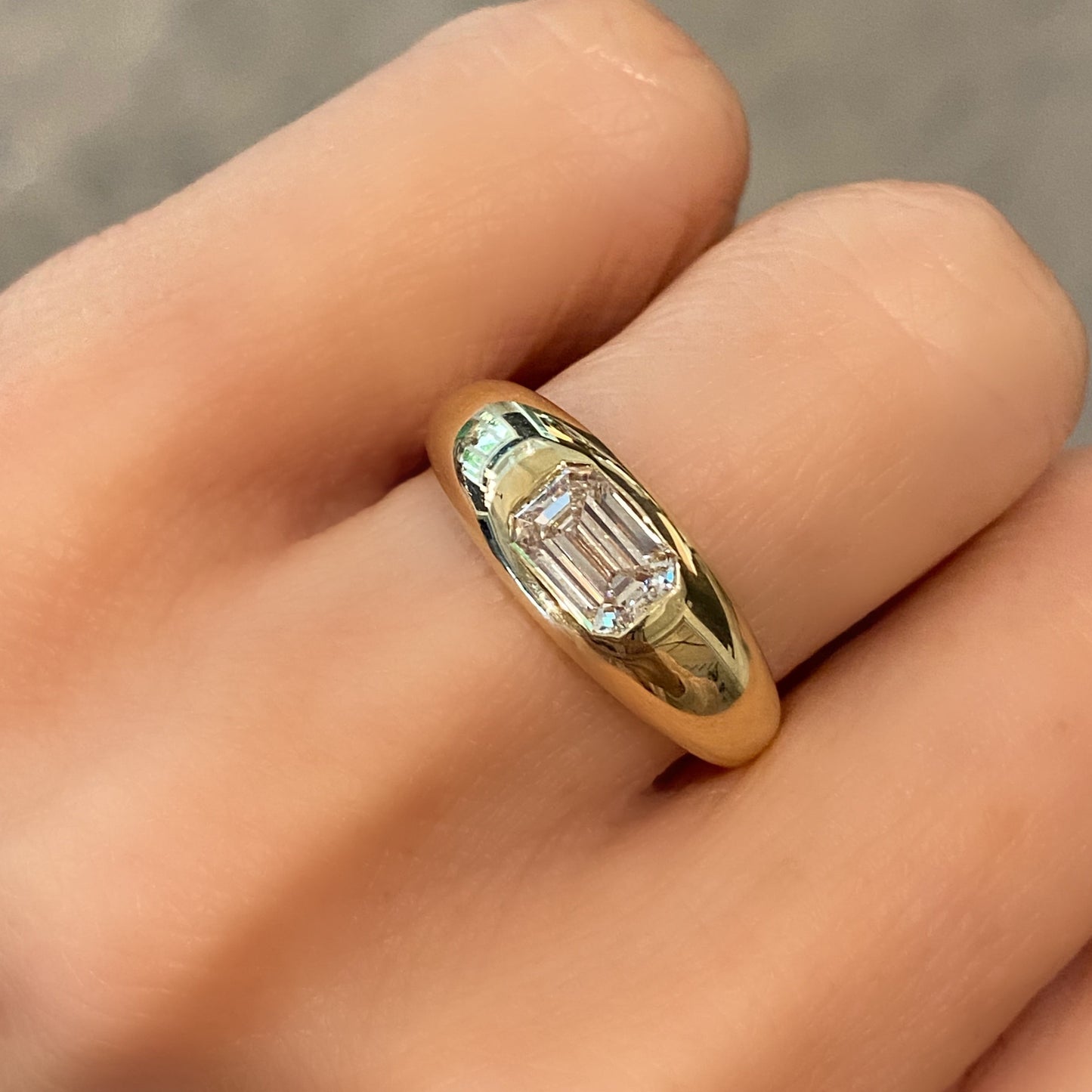 Diamond Dome Ring