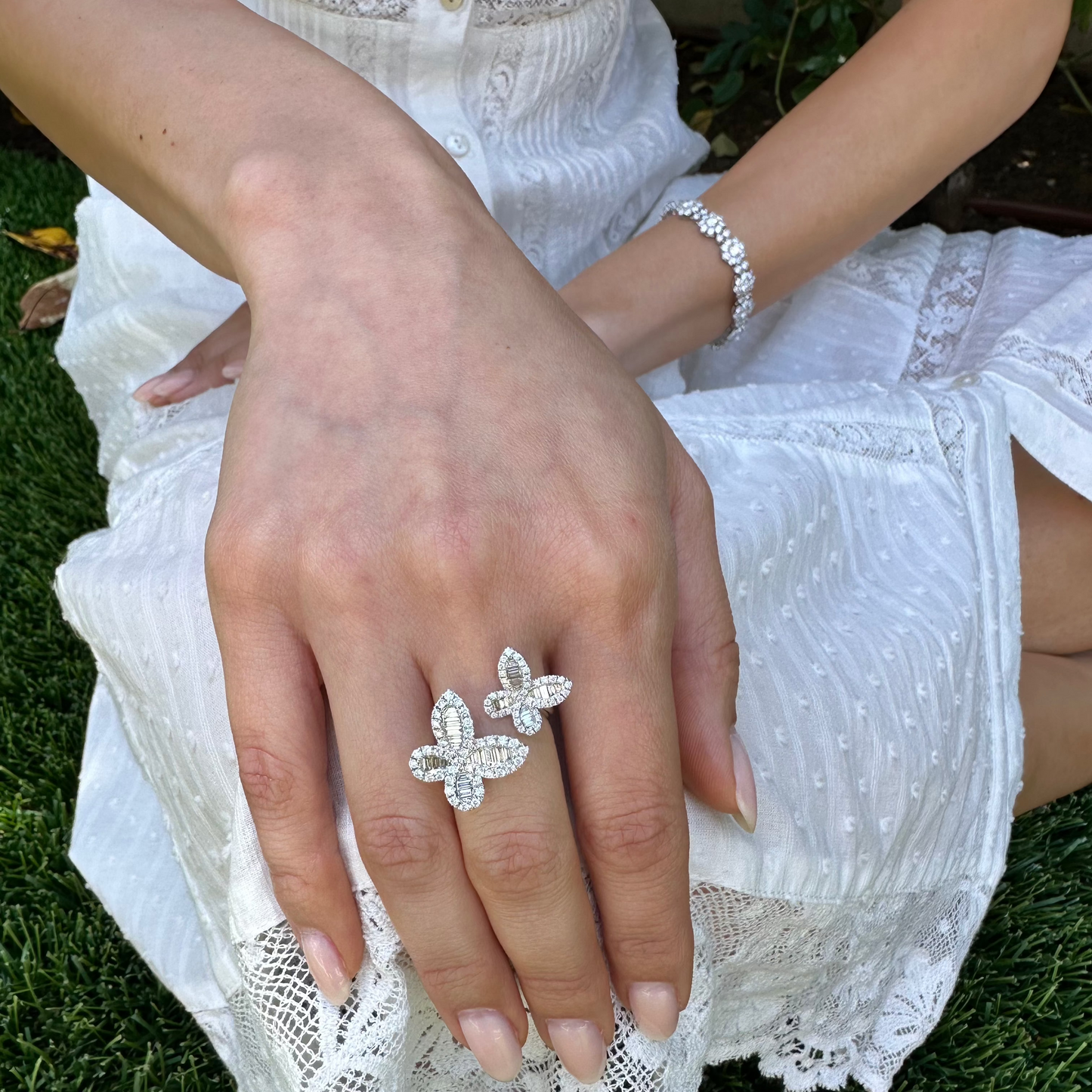 Butterfly Together Diamond Ring