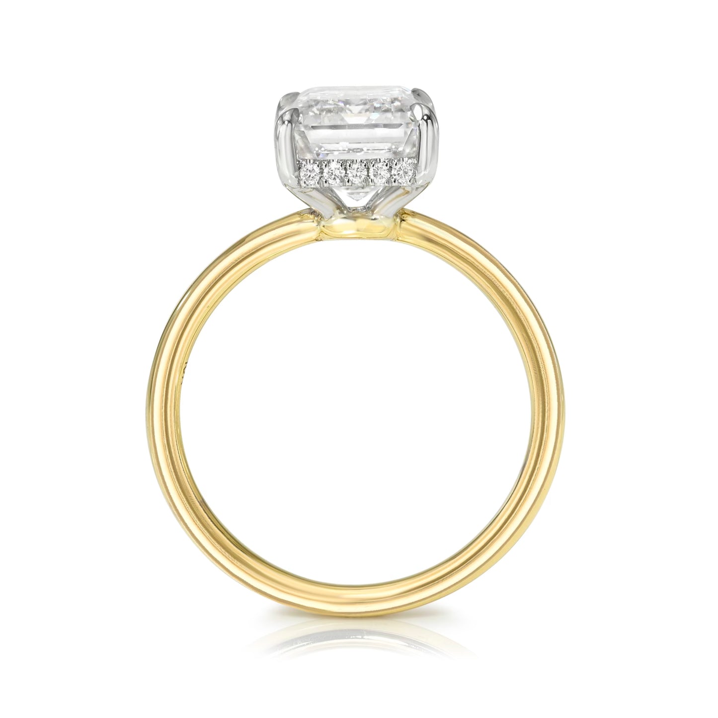 Emerald Cut Diamond Solitaire