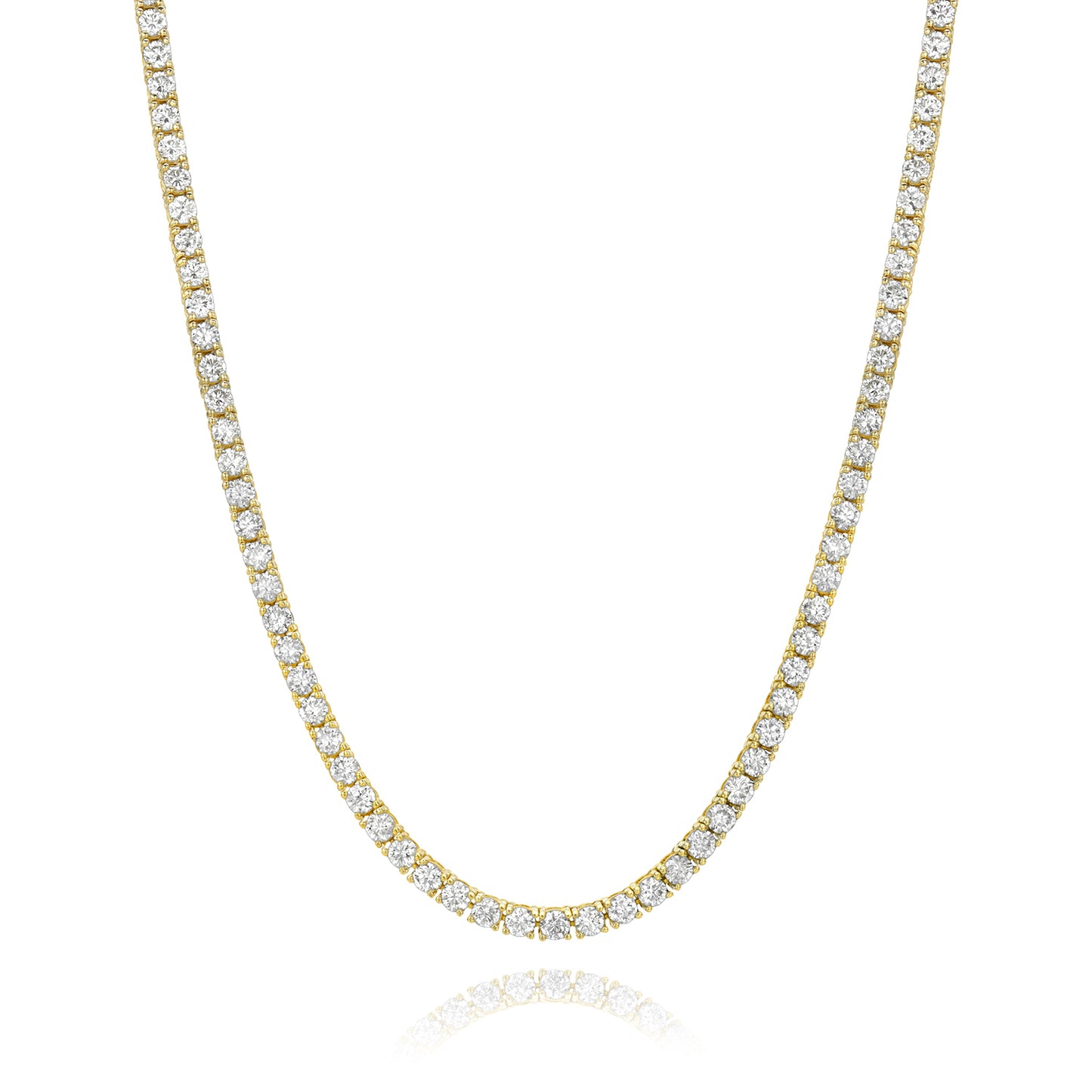 Custom Listing: 7 Carat Diamond Tennis Necklace