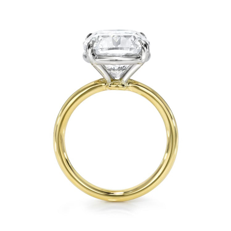 Elongated Cushion Brilliant Diamond Ring