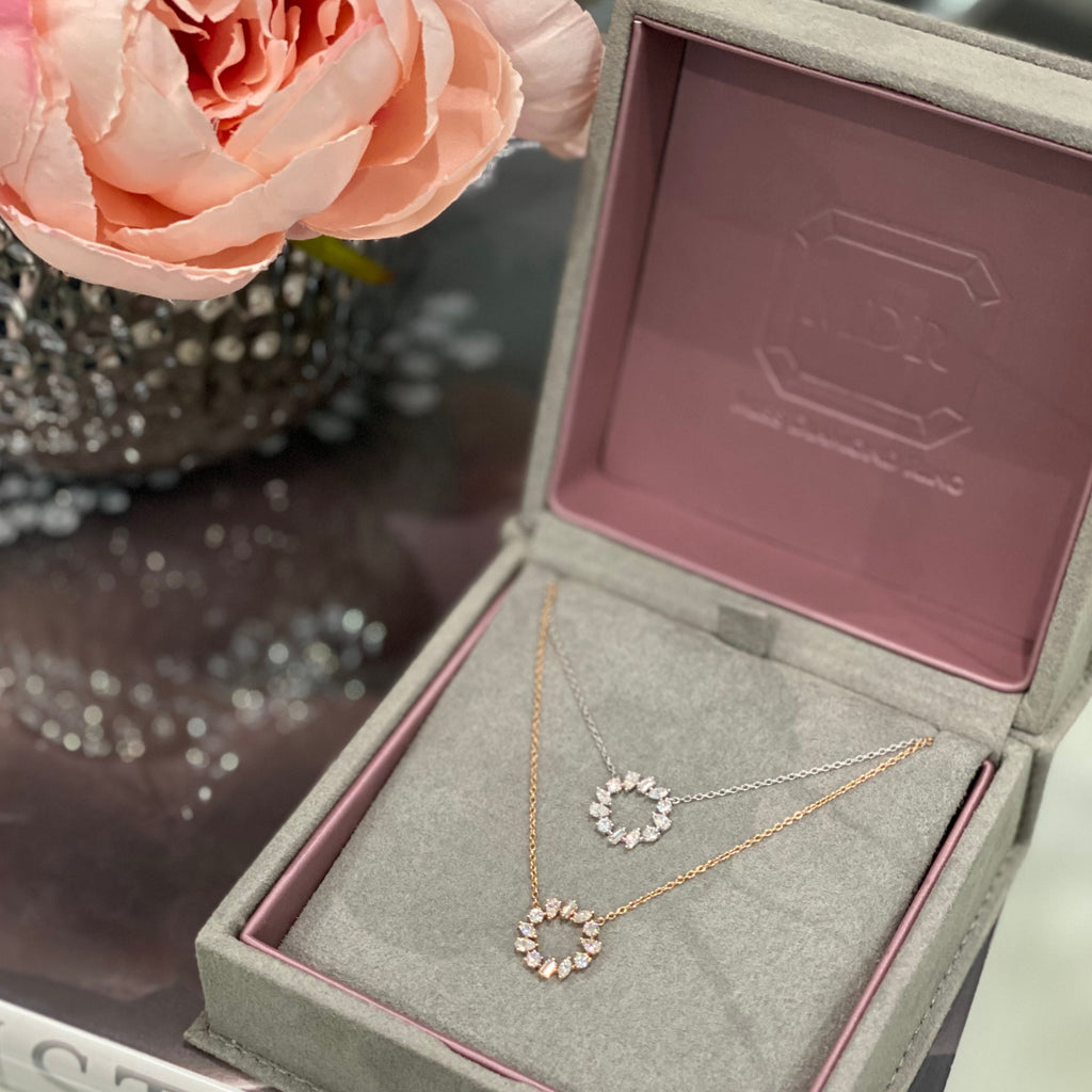Eternal Love Diamond Pendant Necklace MDR Atelier Miss