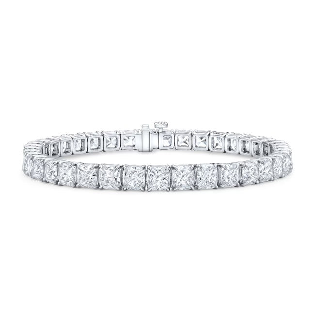 Cushion Cut Diamond Tennis Bracelet