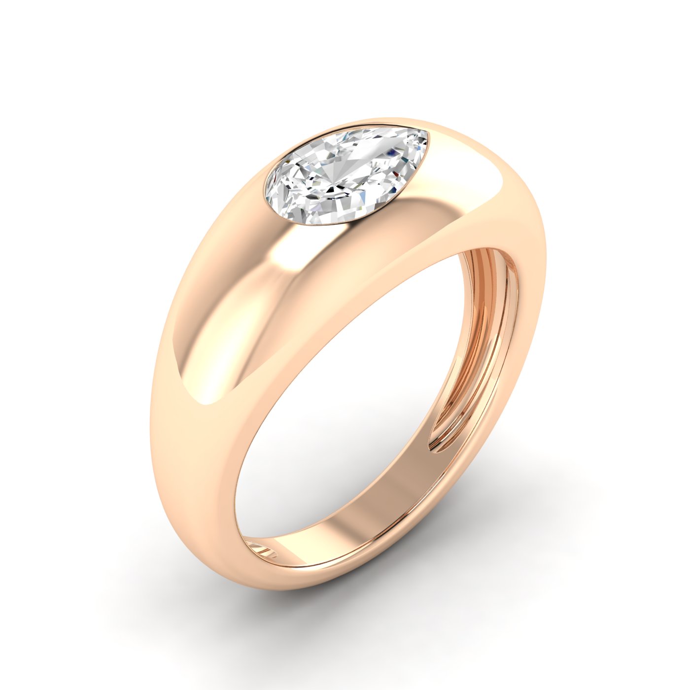 Diamond Dome Ring