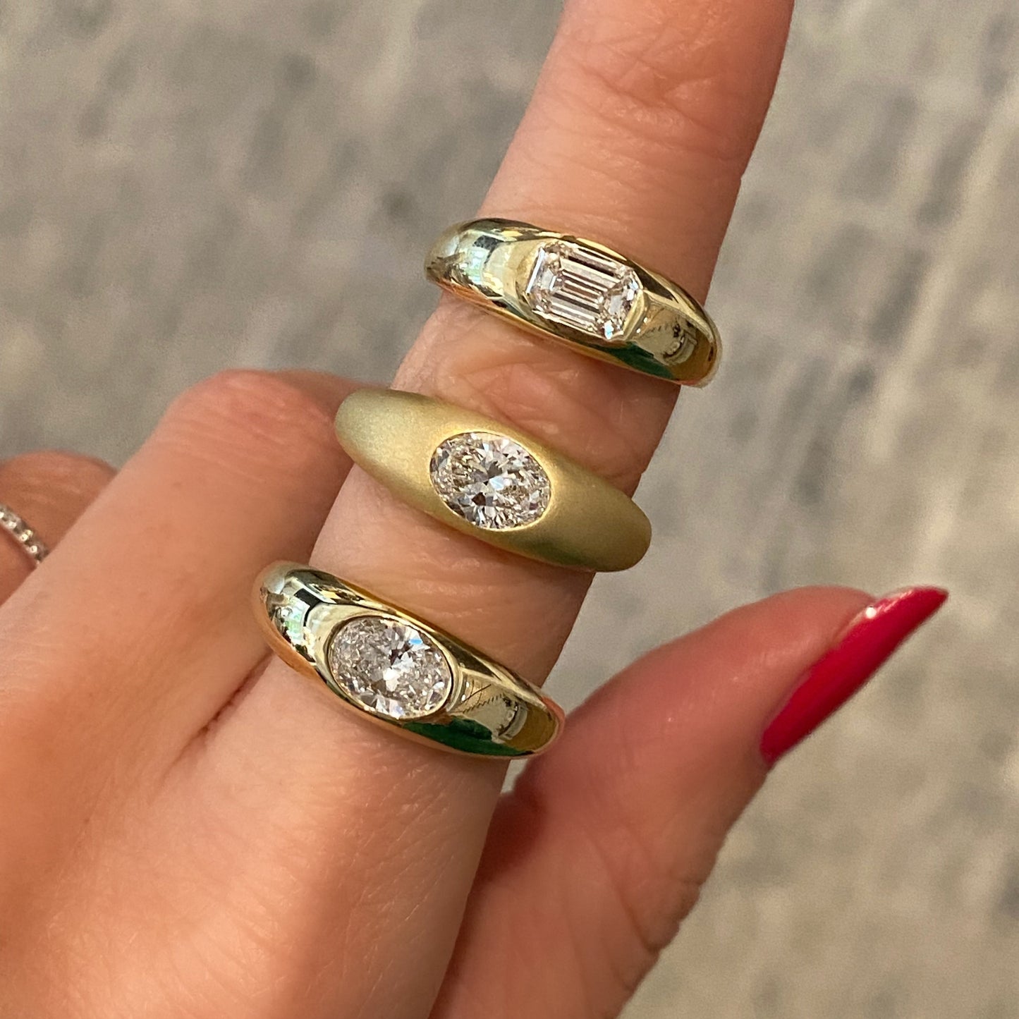 Diamond Dome Ring