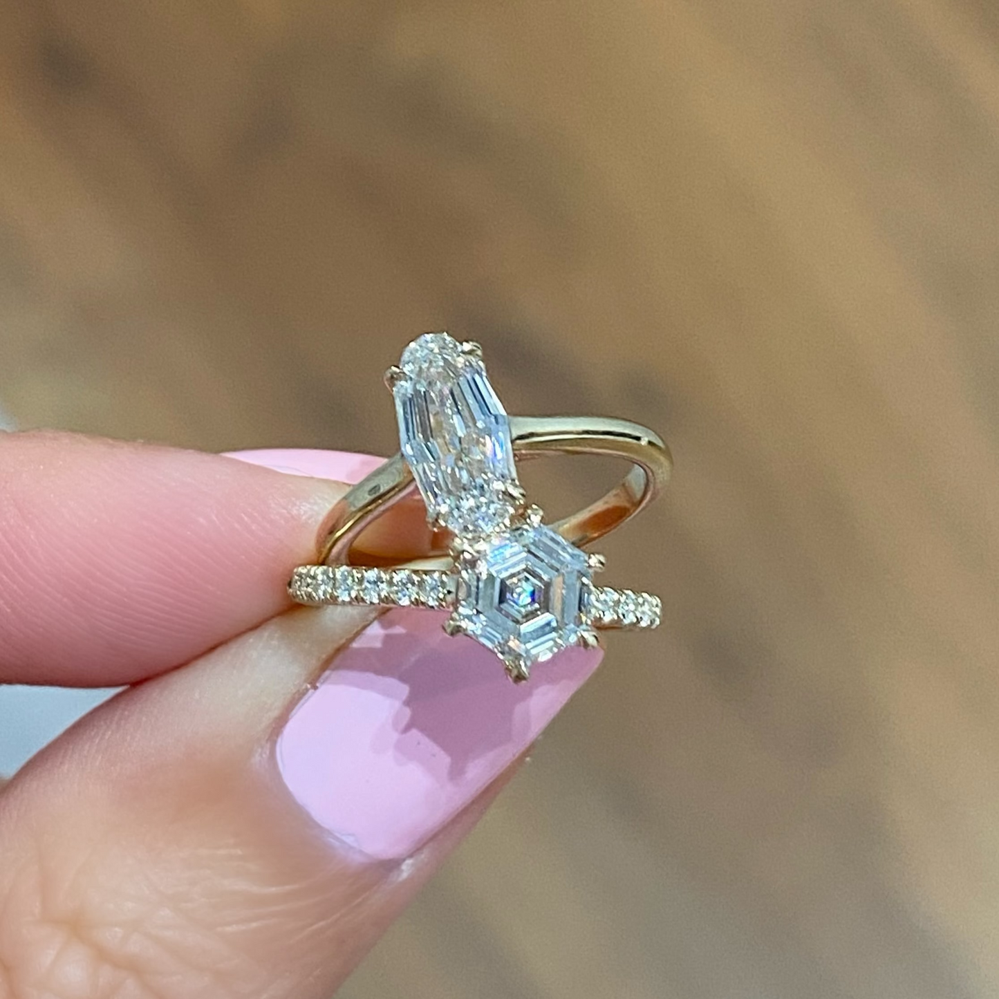 Antique Moval Pinky Ring