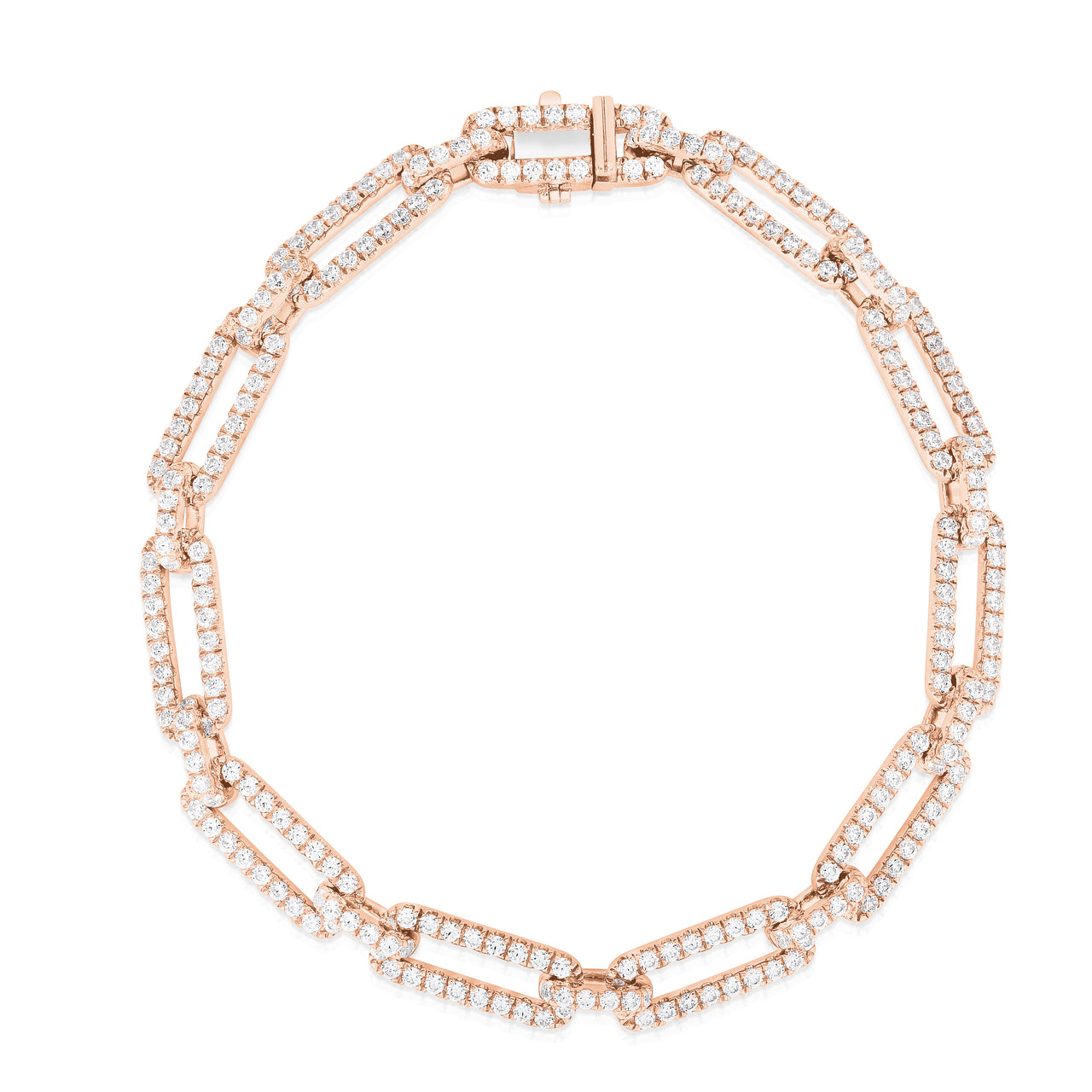 Diamond Long Link Bracelet
