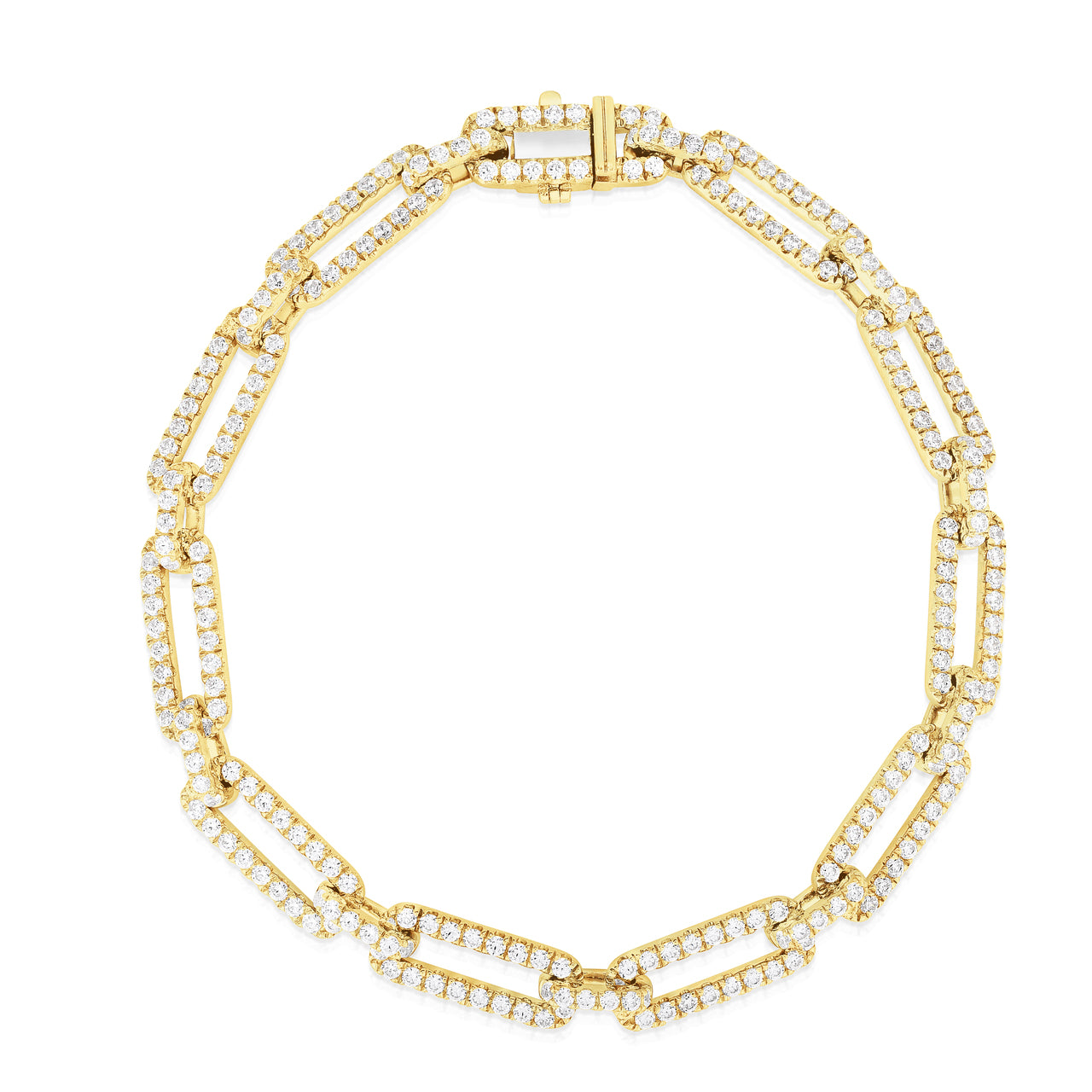Diamond Long Link Bracelet