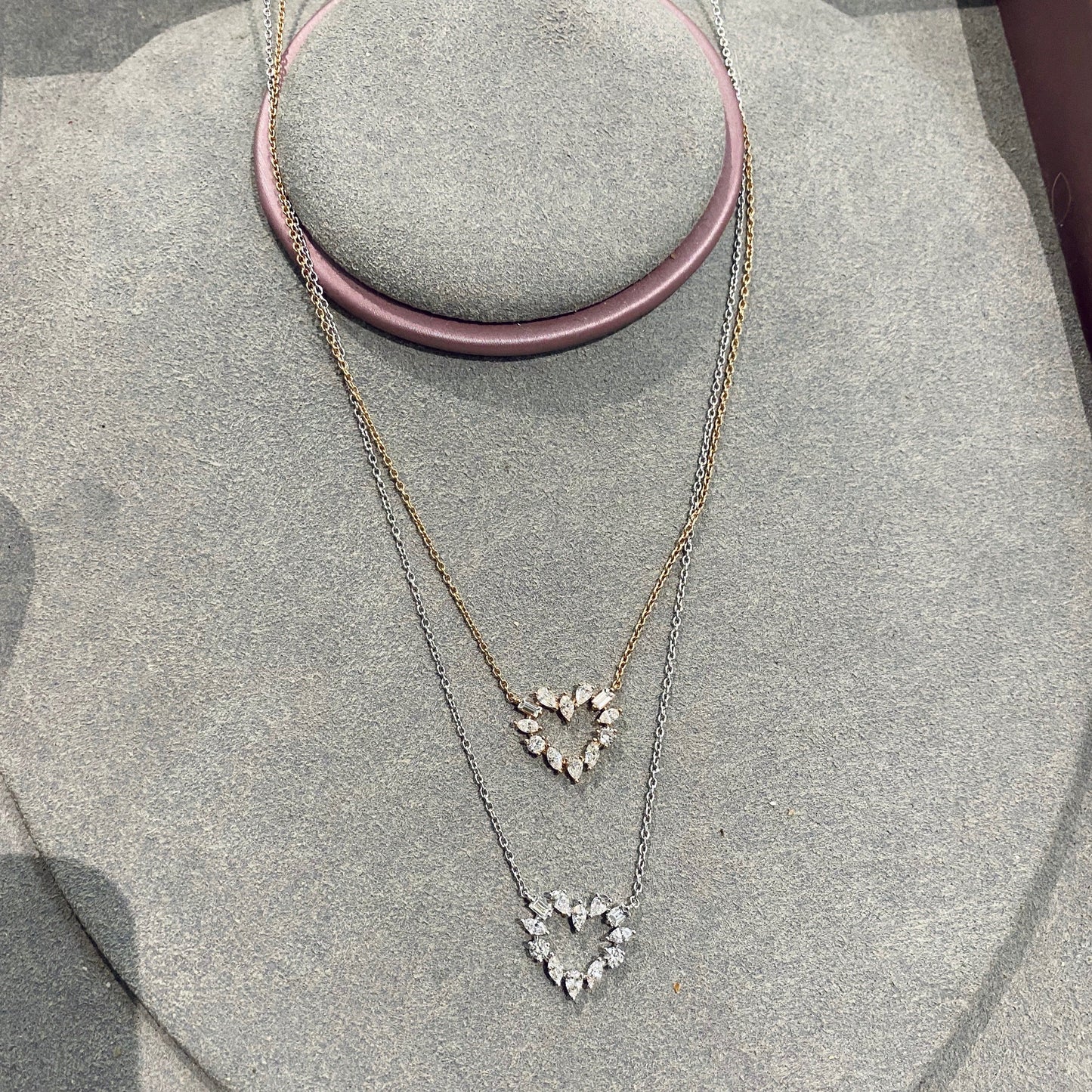 In Love Diamond Heart Pendant Necklace