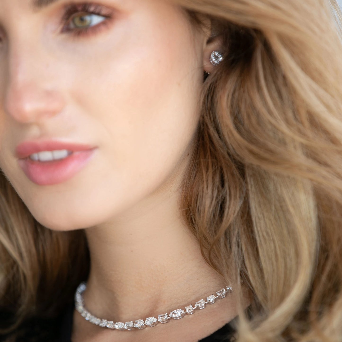 Forever Diamond Mixed Shapes Necklace