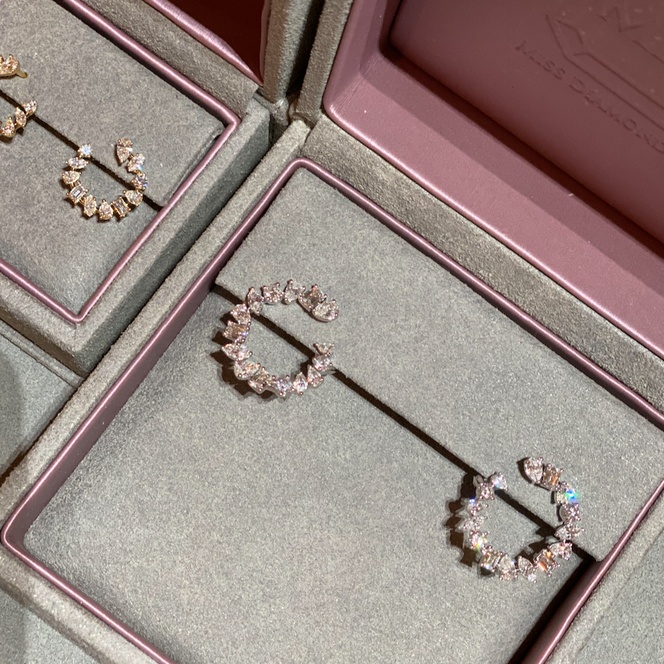 Always Diamond Hoop Earrings