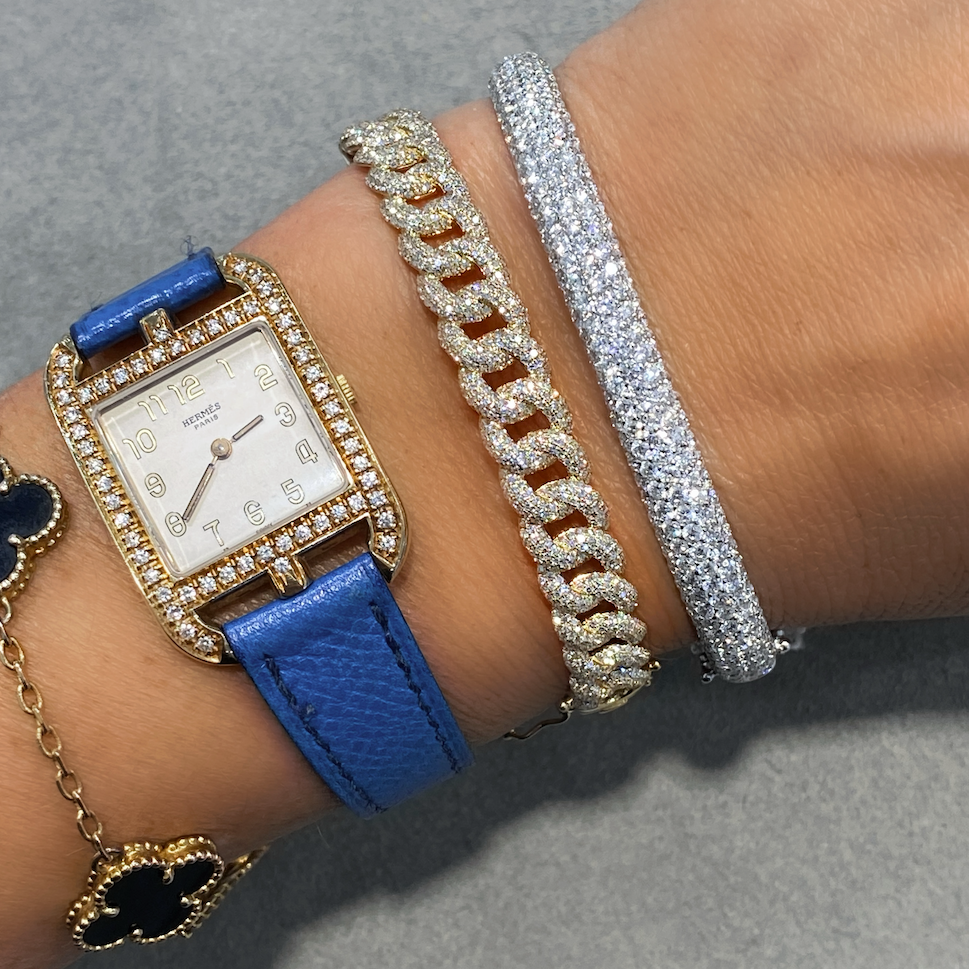 Unchained Sparkle Bangle Bracelet