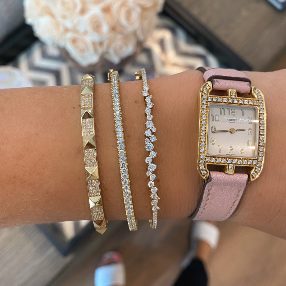 Sprinkled with Love Diamond Bangle Bracelet