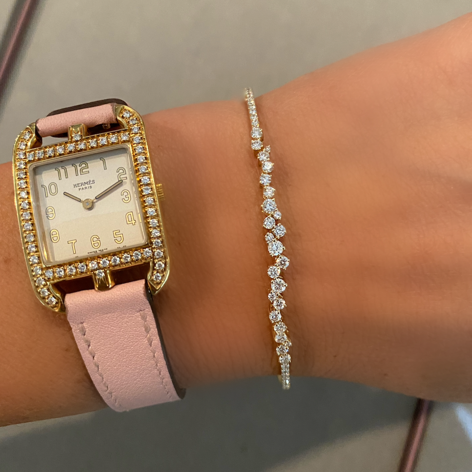 Sprinkled with Love Diamond Bangle Bracelet