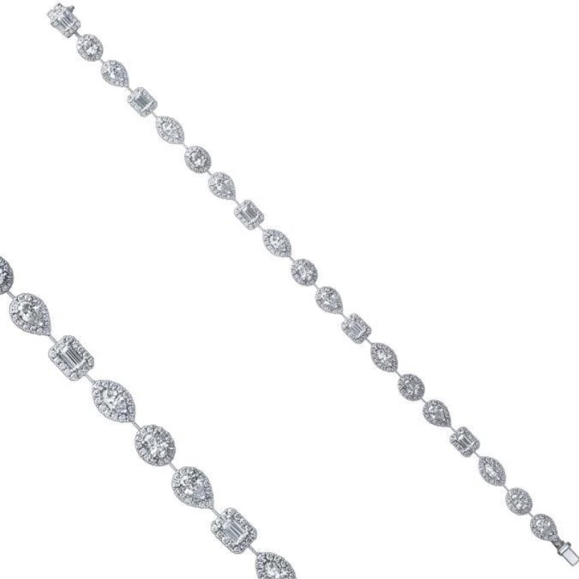 Angel Diamond Tennis Bracelet
