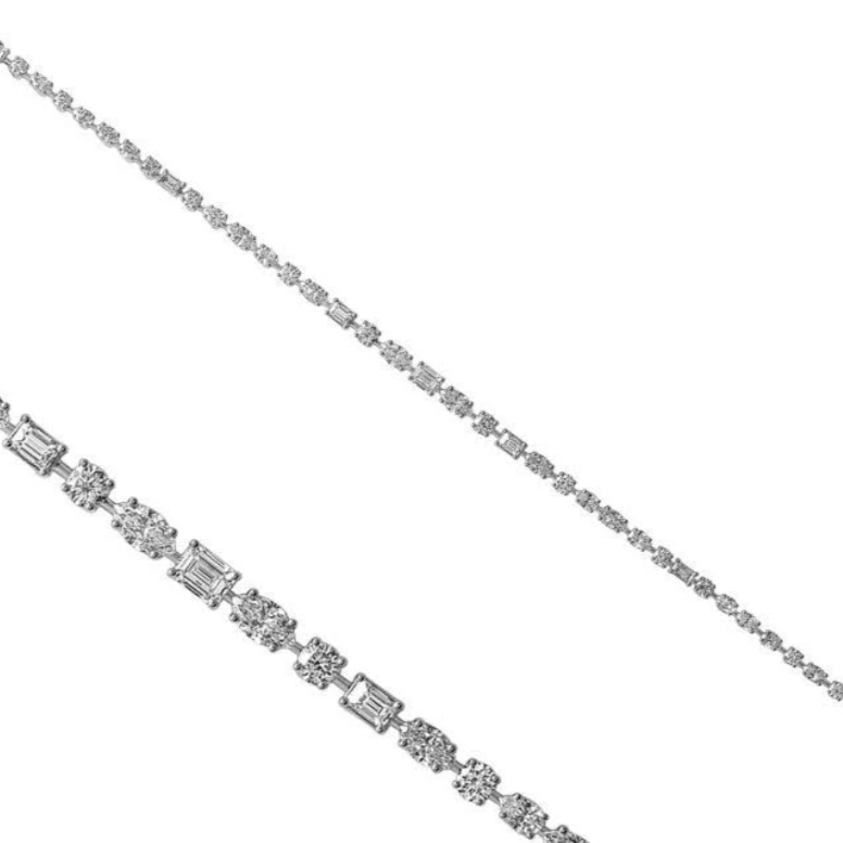 Love Shaped Diamond Bracelet
