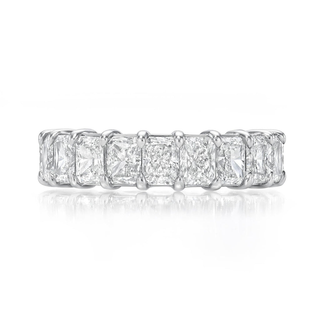 Cushion Cut Diamond Eternity Band Ring