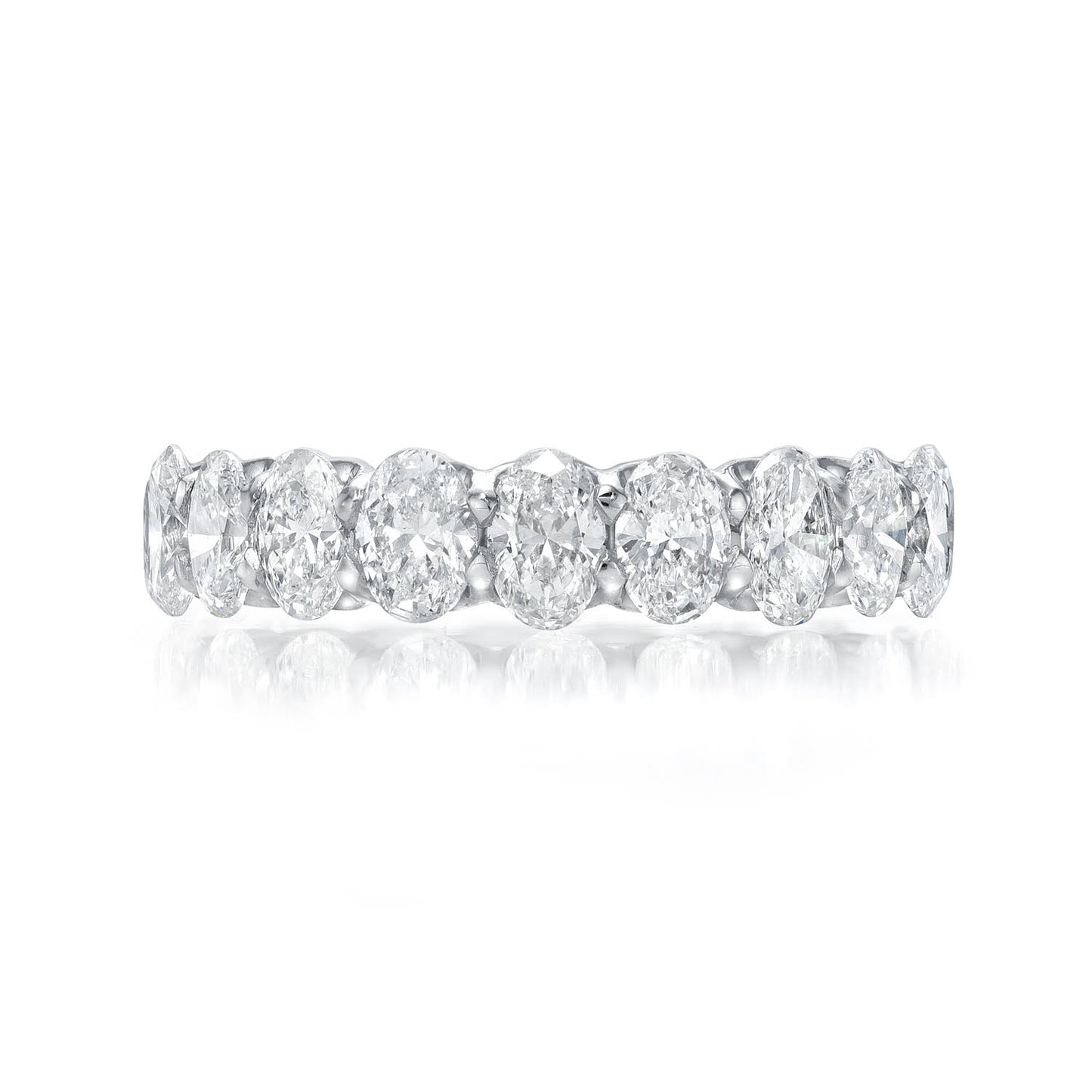 Oval Cut Diamond Eternity Ring
