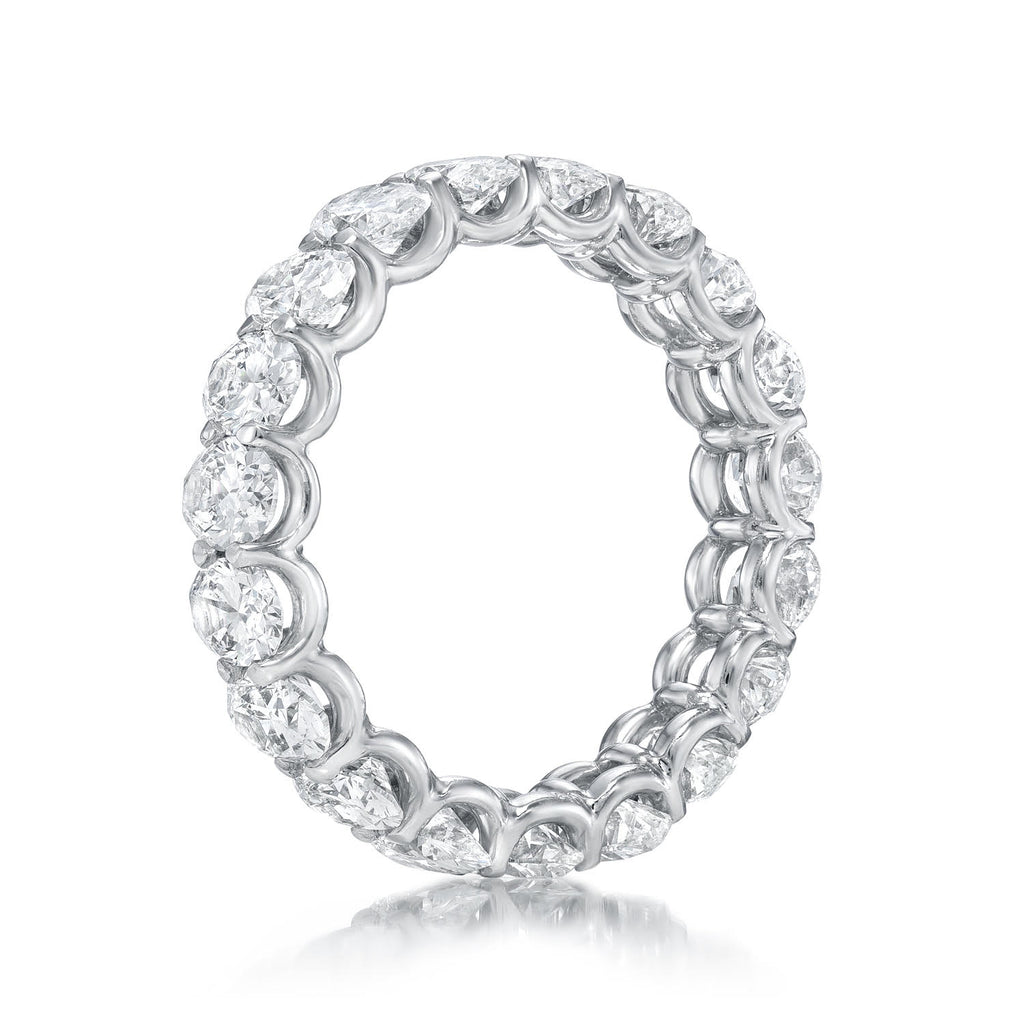 Oval Cut Diamond Eternity Ring