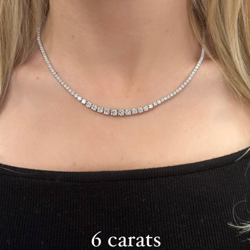 Diamond Riviera Necklace Miss Diamond Ring