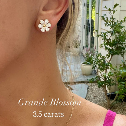 Blossom Diamond Stud Earrings