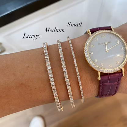 Flexible Diamond Bangle Bracelet