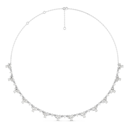 Victoria Belle Diamond Cluster Necklace