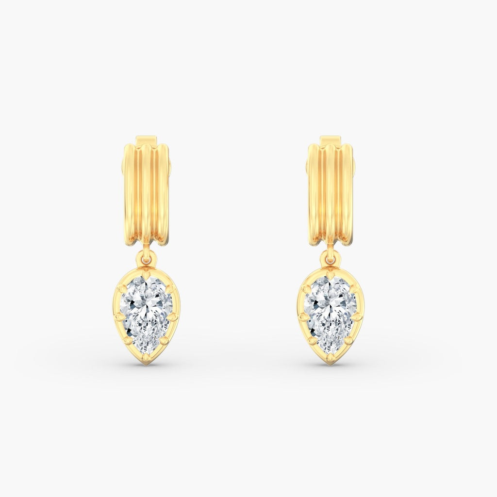 Pear Aura Drop Earrings