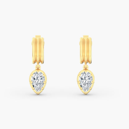 Pear Aura Drop Earrings
