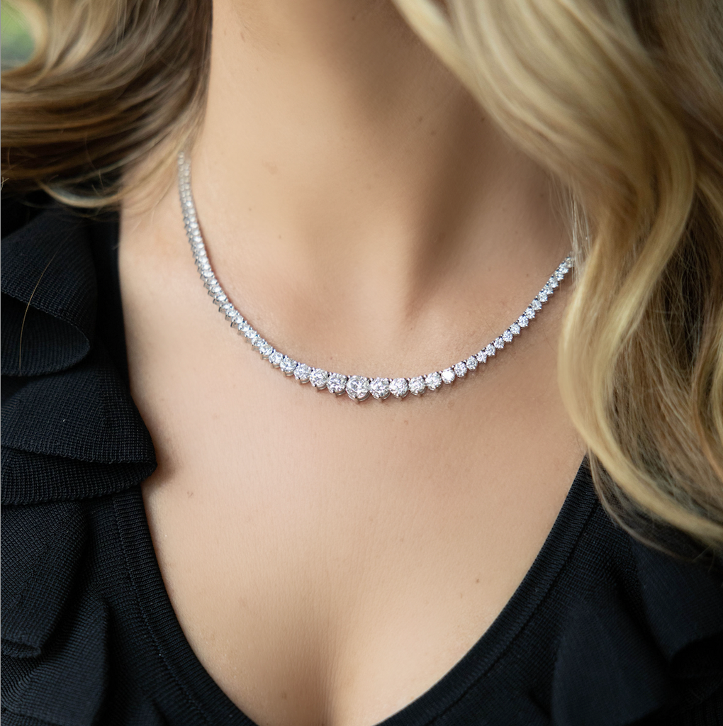 Diamond Riviera Tennis Necklace