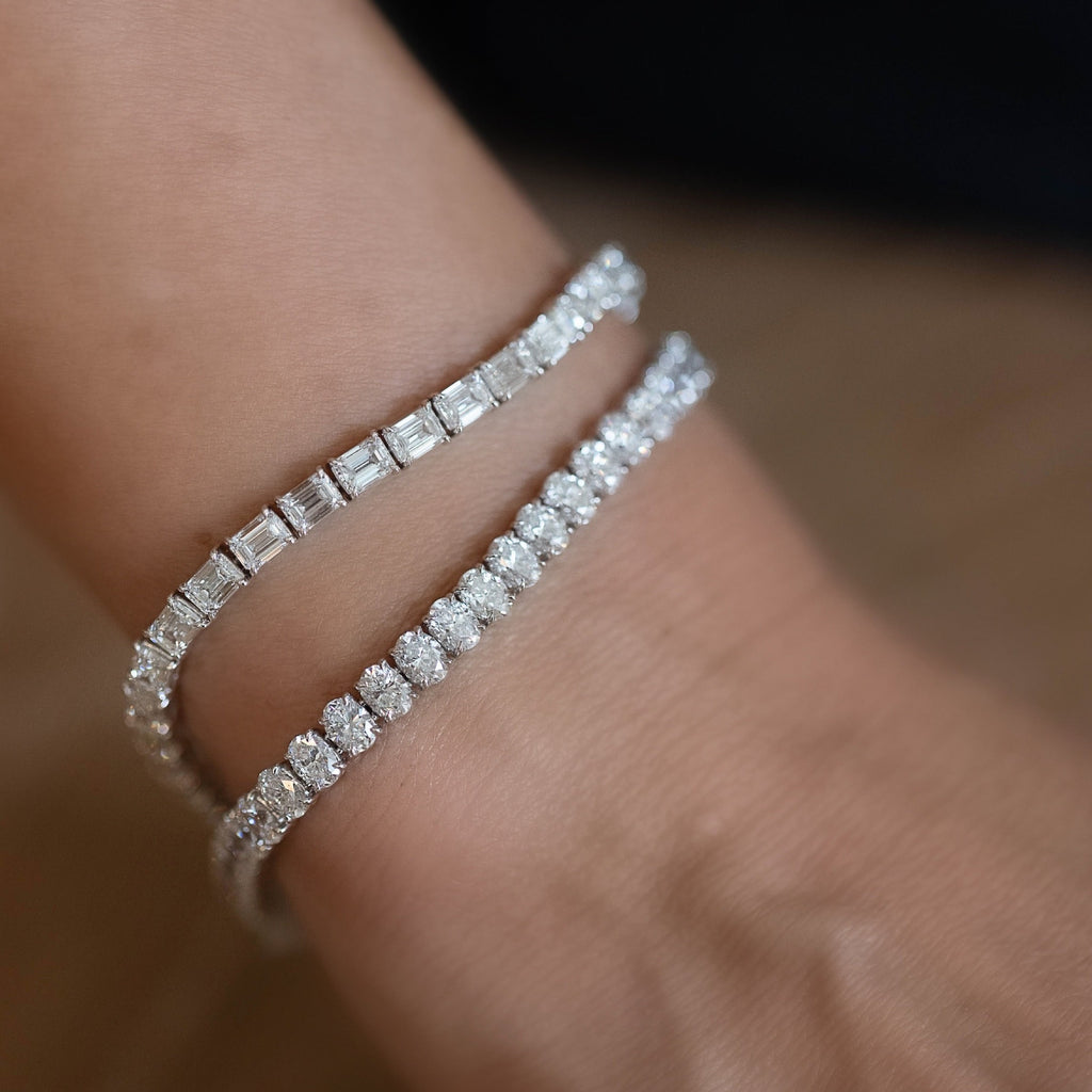 Oval Cut Diamond Tennis Bracelet