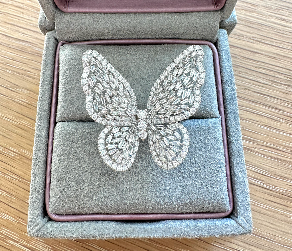 Enchanted Butterfly Diamond Ring