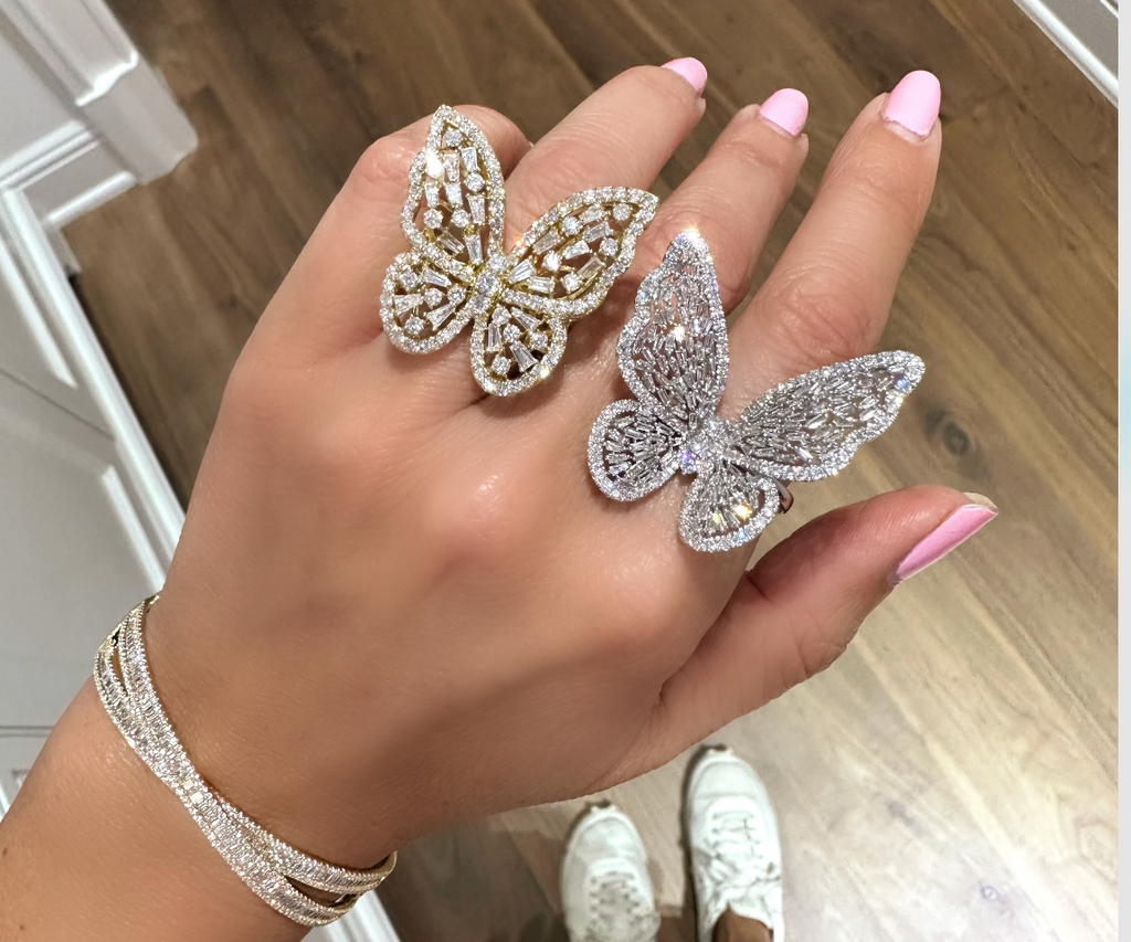 Enchanted Butterfly Diamond Ring