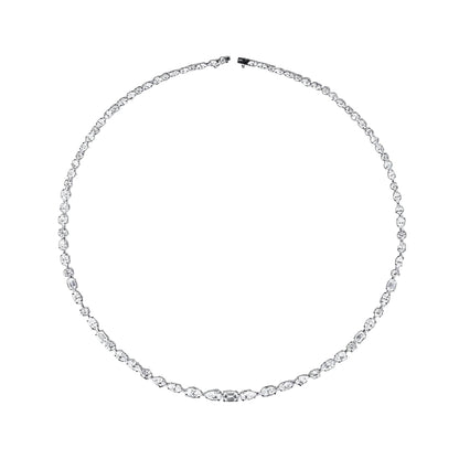 Forever Diamond Mixed Shapes Necklace