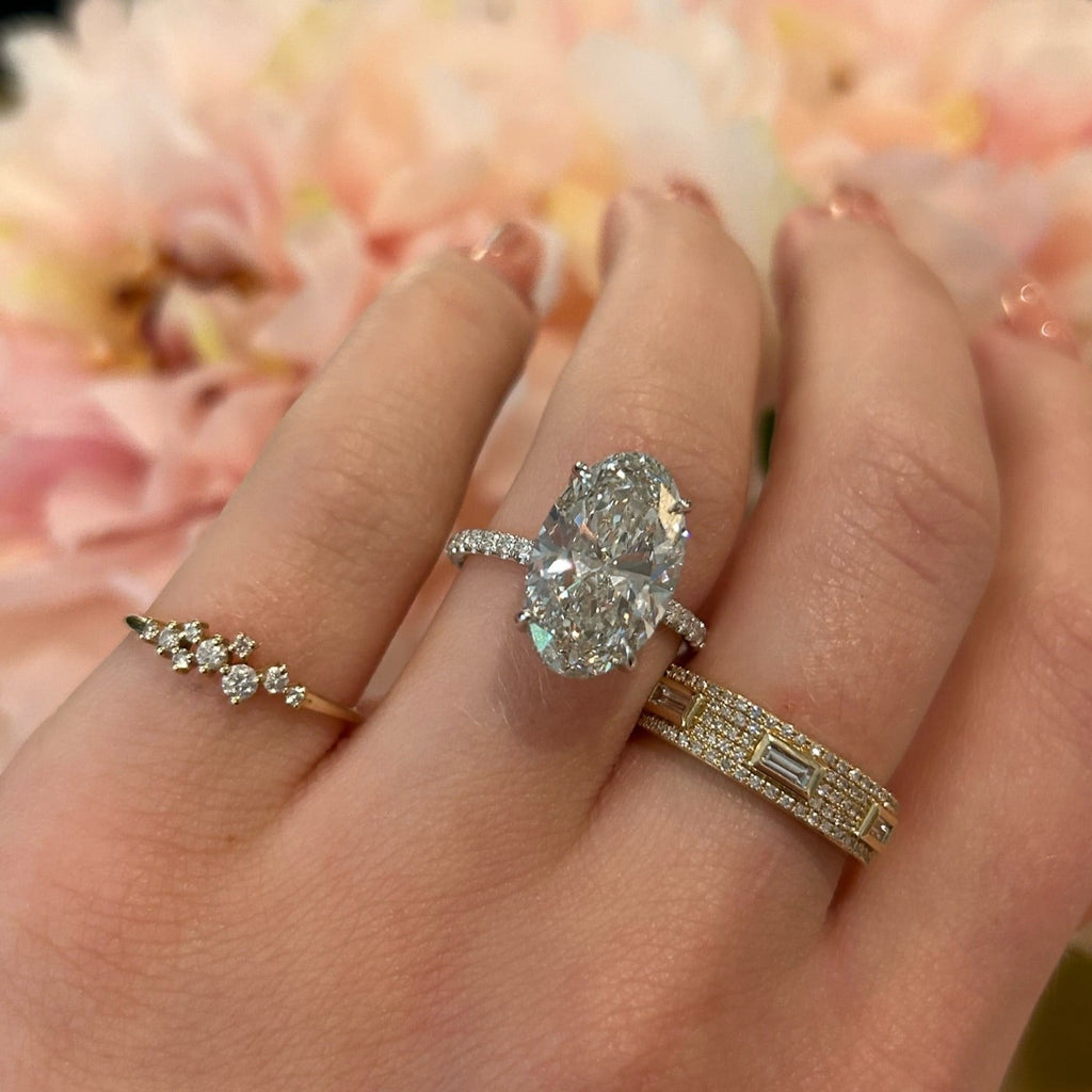Oval Brilliant Cut Solitaire Engagement Ring