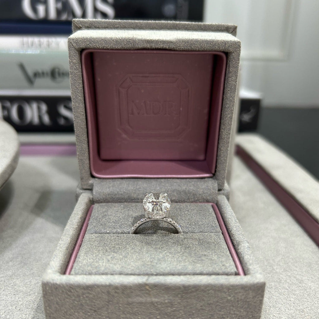 Oval Brilliant Cut Solitaire Engagement Ring
