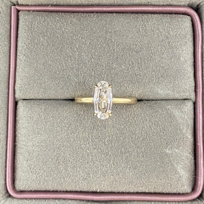 Antique Moval Pinky Ring
