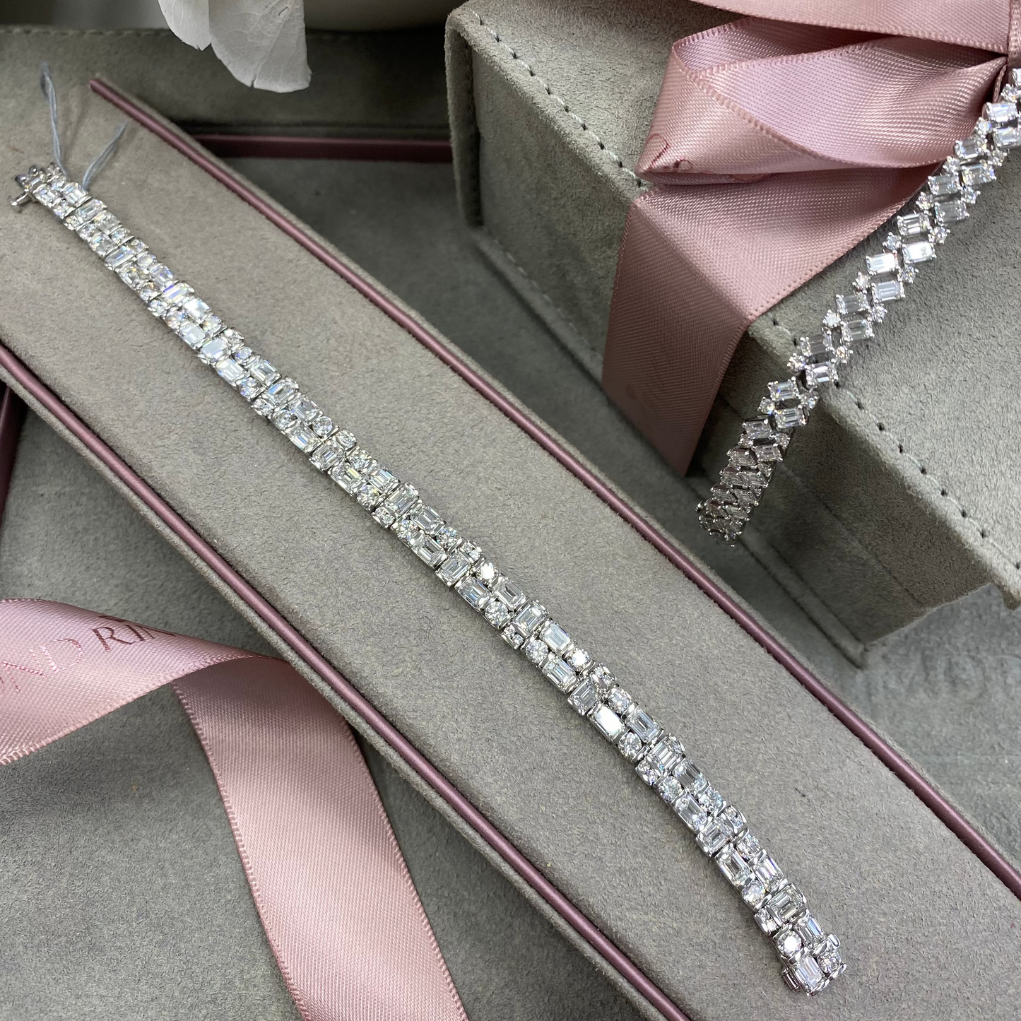 Double Deco Diamond Bracelet