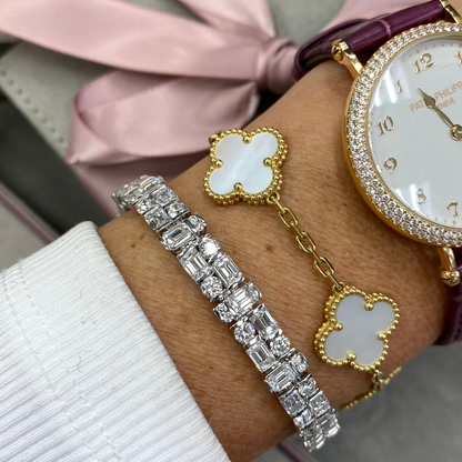Double Deco Diamond Bracelet