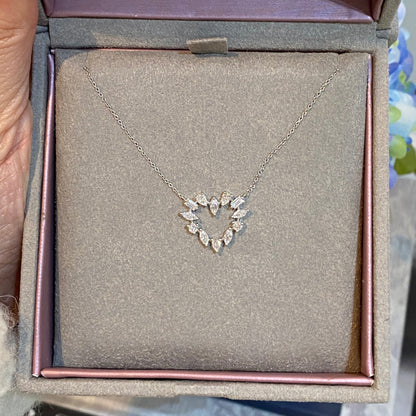 In Love Diamond Heart Pendant Necklace