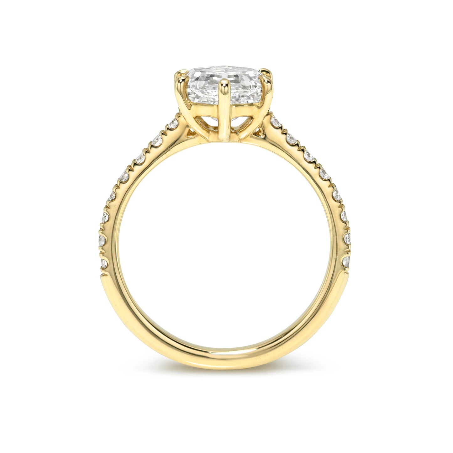 Hexagon Pinky Promise Ring