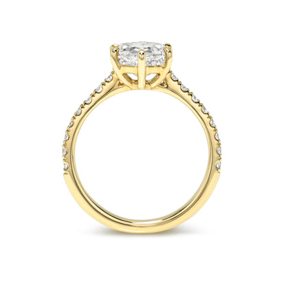 Hexagon Pinky Promise Ring