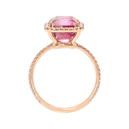 5.3 Carat Heaven on Earth Tourmaline Pink Diamond Unicorn Ring