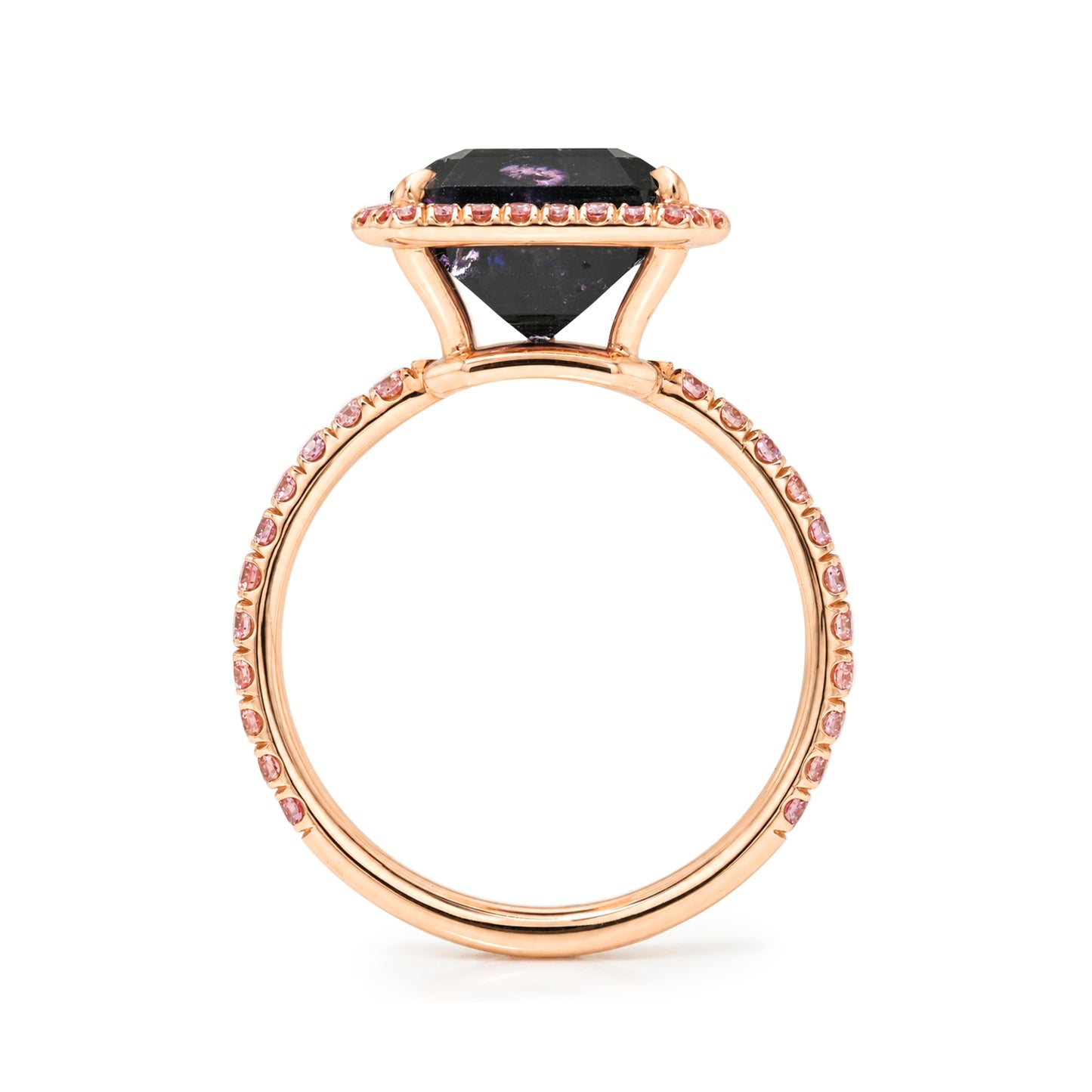 6.43 Carat Modern Muse Tourmaline & Pink Diamonds Unicorn Ring