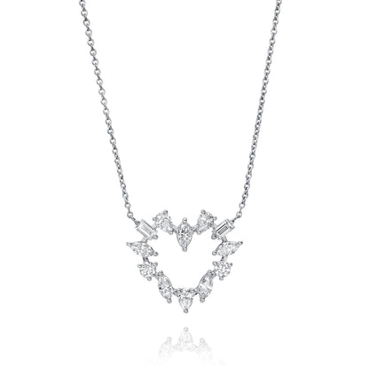 In Love Diamond Heart Pendant Necklace