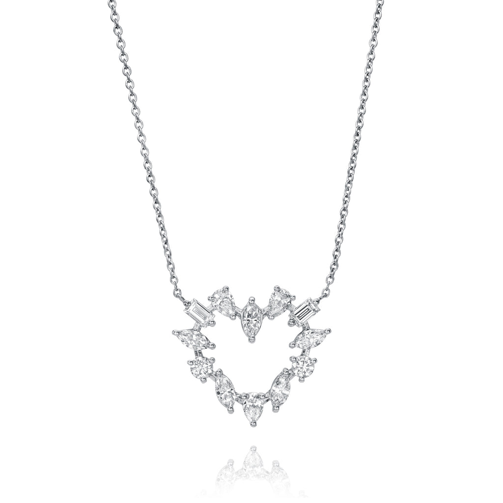 In Love Diamond Heart Pendant Necklace