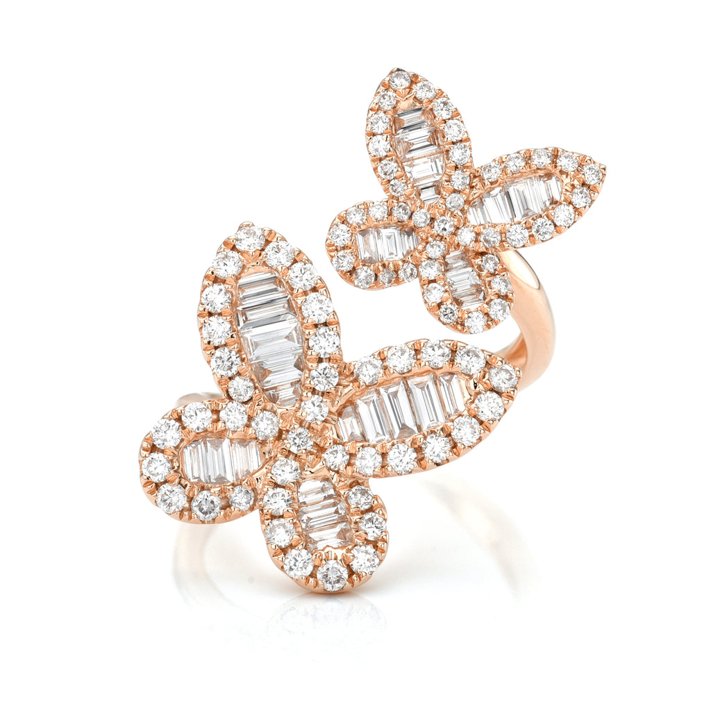 Butterfly Together Diamond Ring