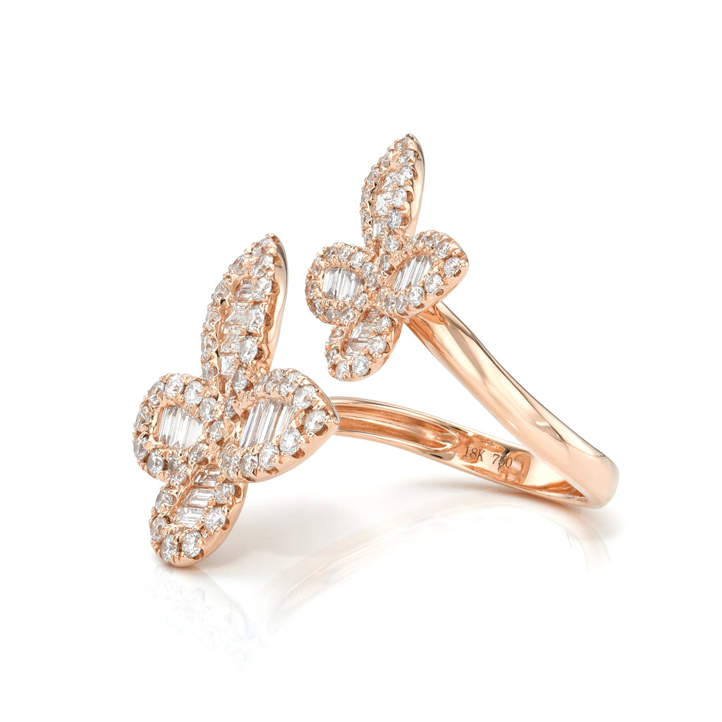 Butterfly Diamond Ring