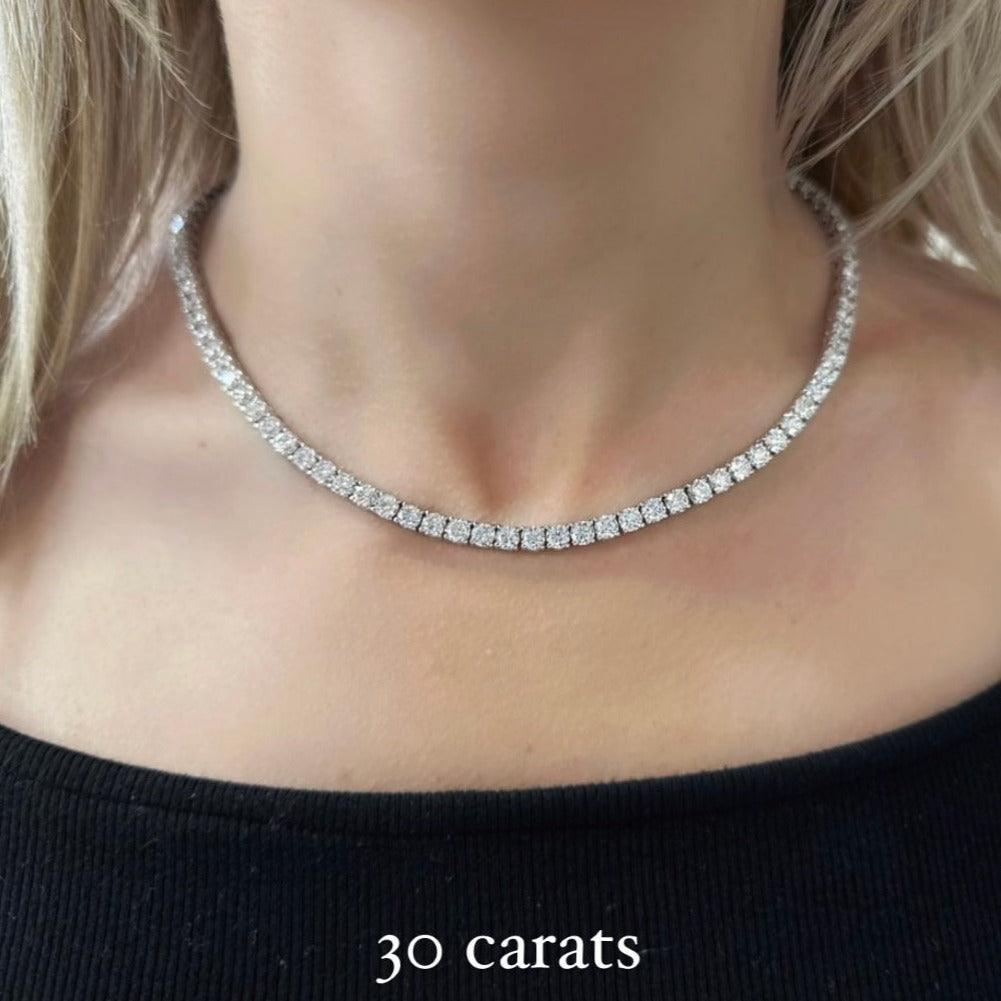 Diamond Tennis Necklace – Miss Diamond Ring